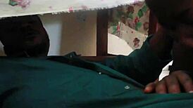 Curvy ebony housewife seduces electrician with big ass