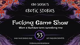 Erotic audio game show for women featuring reality amateurs in pov masturbation