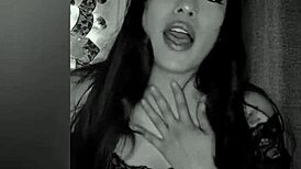 Bluee's emotional solo masturbation session shows her ass and pussy to followers with toys