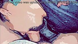 Gay animation with big thick cock fucking passive slut’s mouth