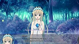 In dungeon of regalias, character twelve performs scene three with subtitles