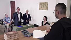 xxx justice judge orders steamy group dp session