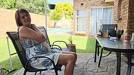 Hot Brunette Caught Sucking Neighbor’s Massive Cock in Bold Outdoor Flash!