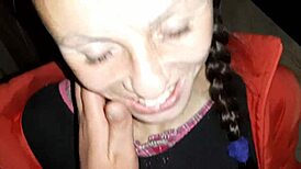 Girls hide from rain in abandoned spot for talk