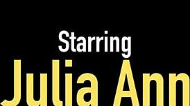 Julia Ann Bent Over in Doggystyle POV Riding Cock with Cumshot on Tits