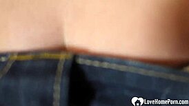 Cutie Teases Tongue and Pussy Close-Up