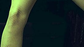 Kelly Madison Shows Boobs While Working on Blueprints