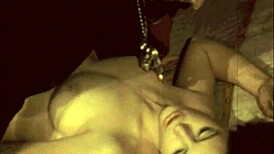 Vintage Halloween Porn with Hairy Pussy in Retro Style