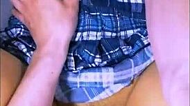 Student enjoys passionate night studying!