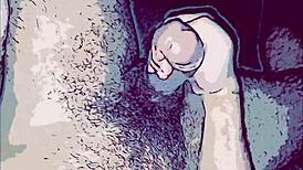 Gay animation with big thick cock fucking passive slut’s mouth