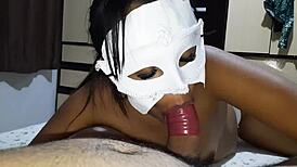 Latina Prostitute Deepthroats Monster Cock And Swallows Cum After Condom Blowjob