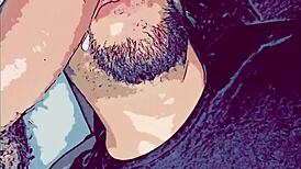 Gay animation with big thick cock fucking passive slut’s mouth