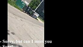 ki-sim says, 'i'm sucking this stranger's cock on the street, it's real'