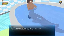 Femdom Slave Humiliated In University Bathroom!