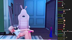 Stupid Streamer Forgot To Turn Off Stream For Hard Anal Sex With Toys In Sims Hentai