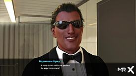 Fashion business features maid removing her outfit in anime-style scene.