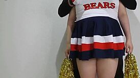 Cheerleader Costume Squirts Second Time Big Edition Full