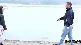 Glamorous Skinny Girl Explores Adventures