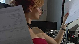 Terra White - my boss just sat on my dick, couldn’t resist!