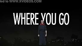 Itadori and Mahito in skyfall scene best quality