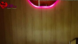 wife in hotel with cuckold and pregnant prostitute