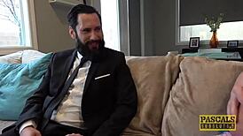 Pascalssubsluts: London River Endures Rough Anal Domination with British Voyeur Watching