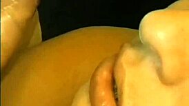 this young wife is giving it good to her work buddy in a hot session