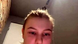 Public masturbation madness! Teen rides dildo for anal thrill outdoors!