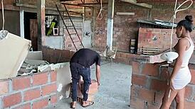 I fuck my boss's huge pussy and cum inside