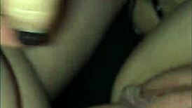 Teen uses butt plug in ffm threesome