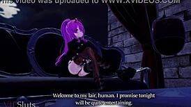 Vampire Queen Seduce And Dominates Hunter Into Loyal Pet In Hentai