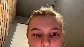 Public masturbation madness! Teen rides dildo for anal thrill outdoors!