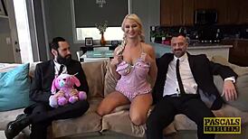 Pascalssubsluts: London River Endures Rough Anal Domination with British Voyeur Watching