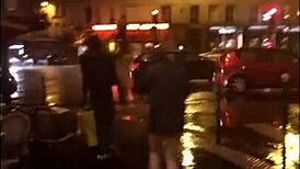 second day in paris flashing with my bbc!