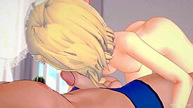 Spider Gwen is sweaty after exercise and wants to rest