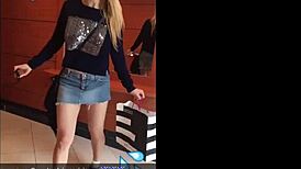 second day in paris flashing with my bbc!