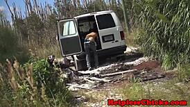 Damn! Smalltits Hitchhiker Facialized After Rough Sucking!