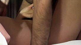 russian chick with long nipples gets off twice in steamy romp