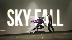 Itadori and Mahito in skyfall scene best quality