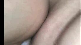 Teen uses butt plug in ffm threesome