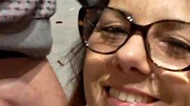 Teresa milf sucks to make her lover cum.