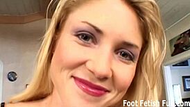 Let Me Give You a Nice Footjob with My Sexy Toes