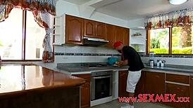 Michel Chika Serves A Special Meal With Her Big Ass And Tits