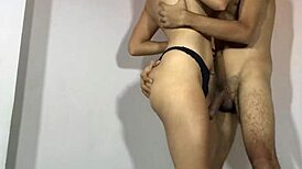 standing fuck with canadian redhead babe ricky valenz, her big ass bouncing 😍