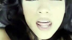 two latina lesbians suck big white cock first time