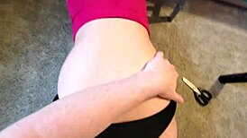 uhh, my pregnant stepmom got stuck under the crib, help!