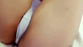 Teen latina friend gets her pussy licked and ass fucked