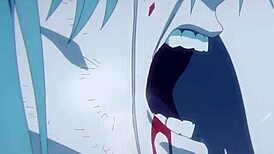 Itadori and Mahito in skyfall scene best quality