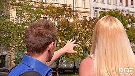 Samantha Rone enjoys double anal pounding to intense orgasm.