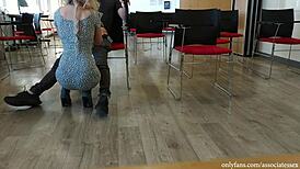 omg! public dick flash, pretty teacher caught me jerking off and helped cum